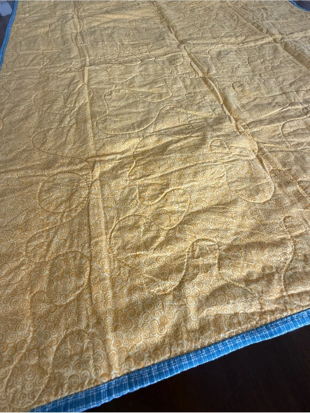 Handmade Teddy Bear Baby Quilt Blanket 34x41 Twinkle Twinkle Little Star
